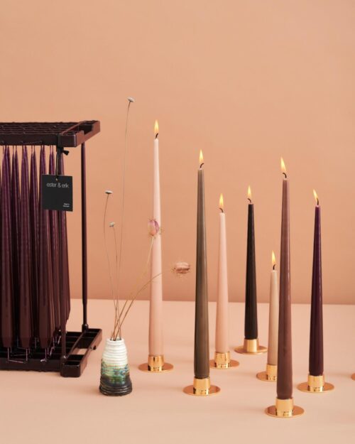Ester & Erik Ljusstake Shiny Gold Medium