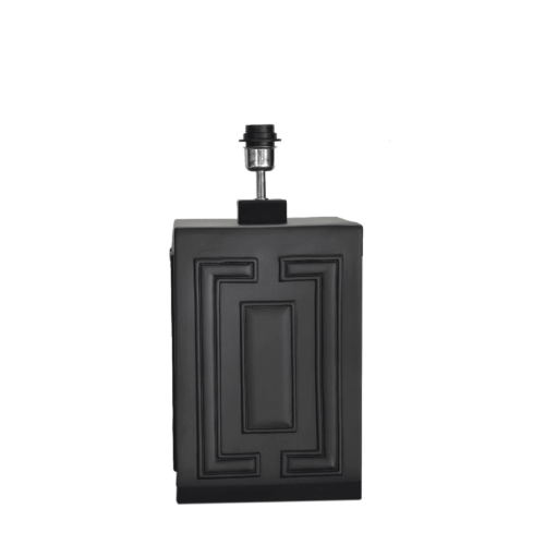 Hallbergs Belysning Lampfot Stucco Svart