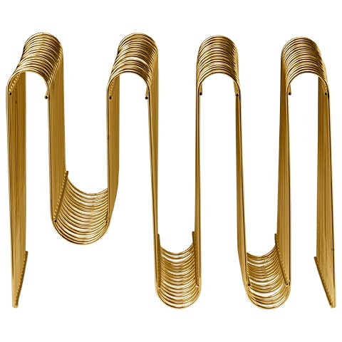 AYTM Curva Tidningsställ - Guld