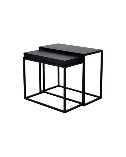DUETT Sidobord 2-set – Svart Ask