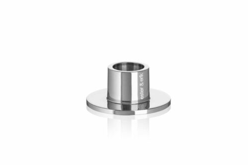 Ester & Erik Ljusstake Liten Blank Silver