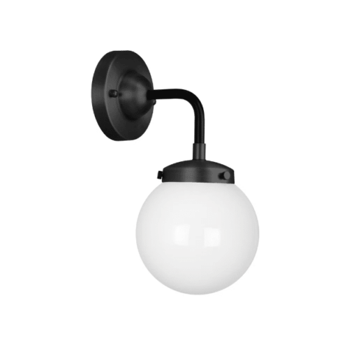 Globen Lighting Vägglampa Alley 1 IP44 Svart/Vit