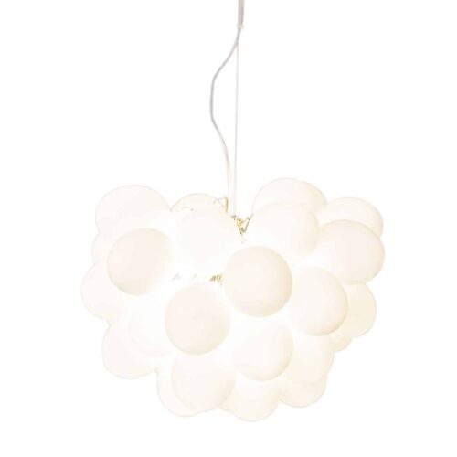 Gross Taklampa Ø50 cm Matt Vit