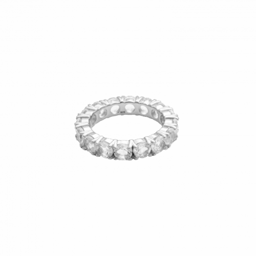 Hilke Ring La Moda Bianco, Silver