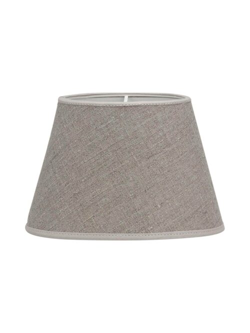 Lampskärm Oval Lin Natur 25cm