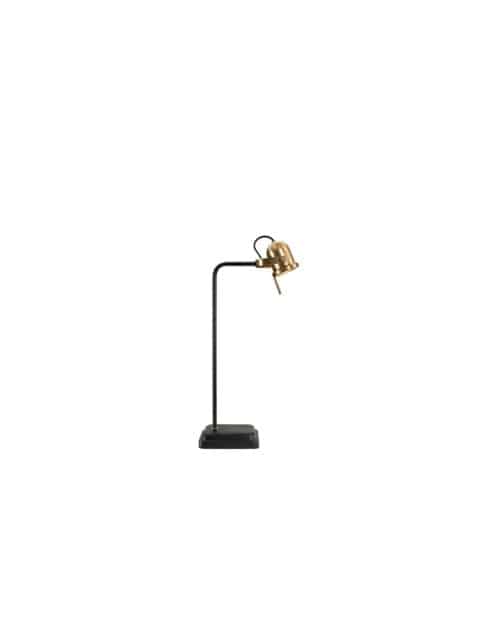 Bordslampa Leipzig Svart/Mässing