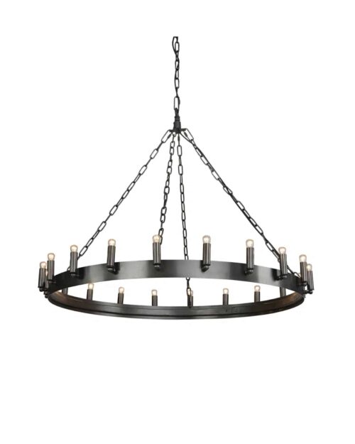 CROWN taklampa Antique Iron Ø105