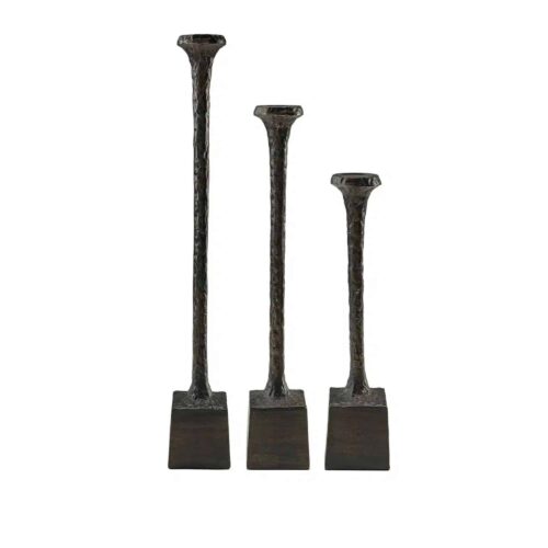 Candela 3-set ljusstakar antik brons