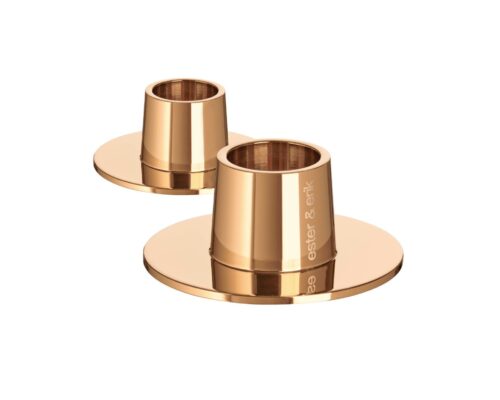 Ester & Erik Ljusstake Medium Blank Rose Guld 1st