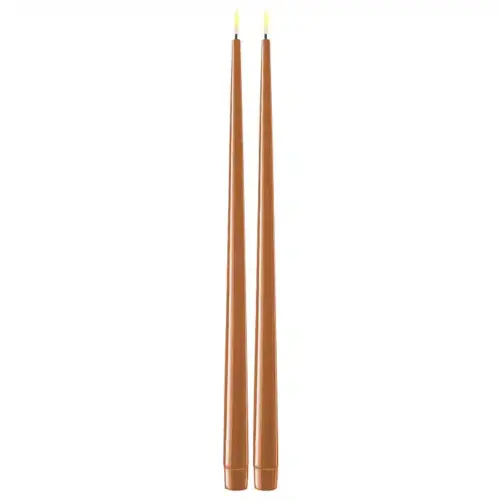 Kronljus LED Karamellbruna 38cm (2st)