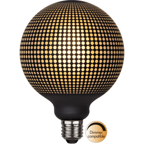 Star Trading LED-lampa E27 G125 Graphic
