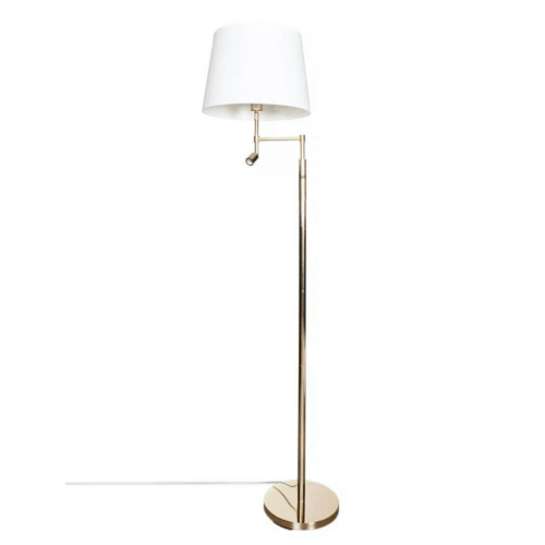 Orlando golvlampa Mässing/Vit