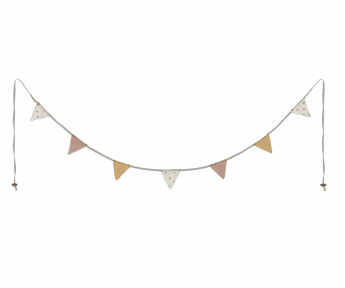Maileg Miniature Girlang – Dekorativ Flaggarang 85 cm