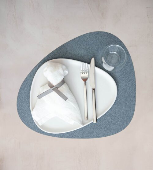 Table Mat Curve L Hippo Light Blue