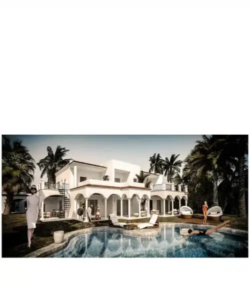 Cobra Art Tavla Afternoon in palm beach 180x75 plexiglas