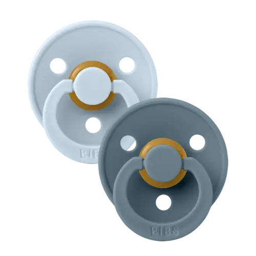 BIBS – Latexnapp 2-Pack Symmetrisk Baby Blue/Petrol