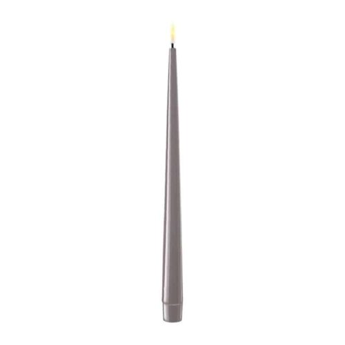 Kronljus LED Grå Lackade 28 cm (2st)