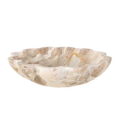 Skål Navana beige marmor