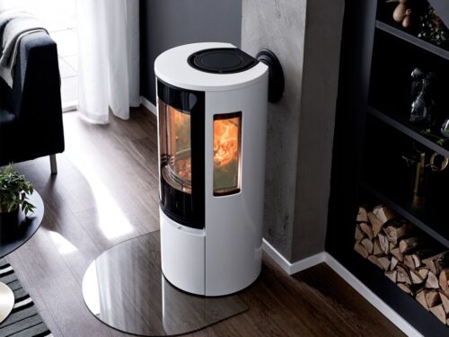 Contura 556G:1 Style vit Glaslucka, gjuten topp