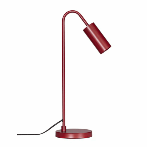 By Rydéns Curve Bordlampa H51 cm Mörkröd
