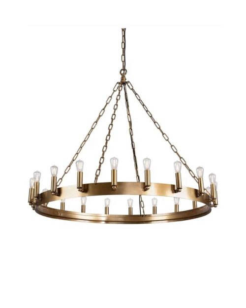 Taklampa Crown Ø105 Antik Mässing