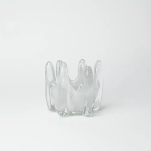 Ljuslykta Helix Ljusgrå 10,5 cm