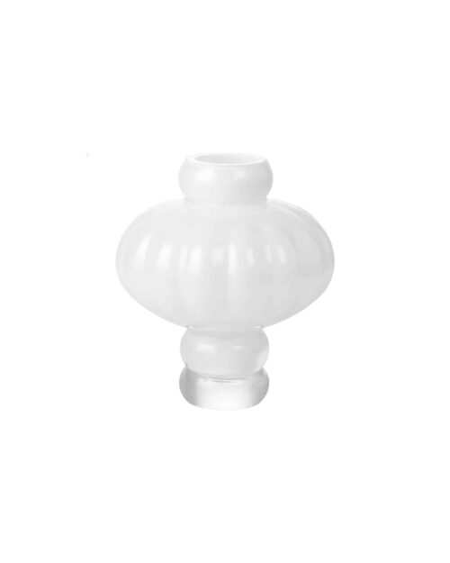 Louise Roe Balloon vase 03 opal vit