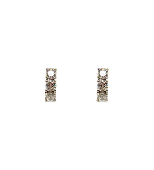 Pipol´s Carissa Chrystal Örhänge Silver Clear