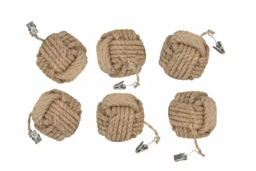 Duktyngd Clip Jute Natur Ø8cm