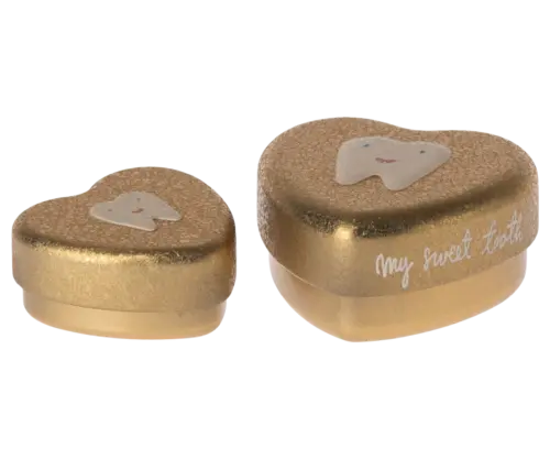 Maileg Tandbox 2-pack Guld