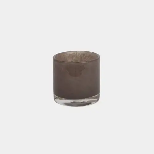 Ljuslykta Nilla Brungrå 8 cm