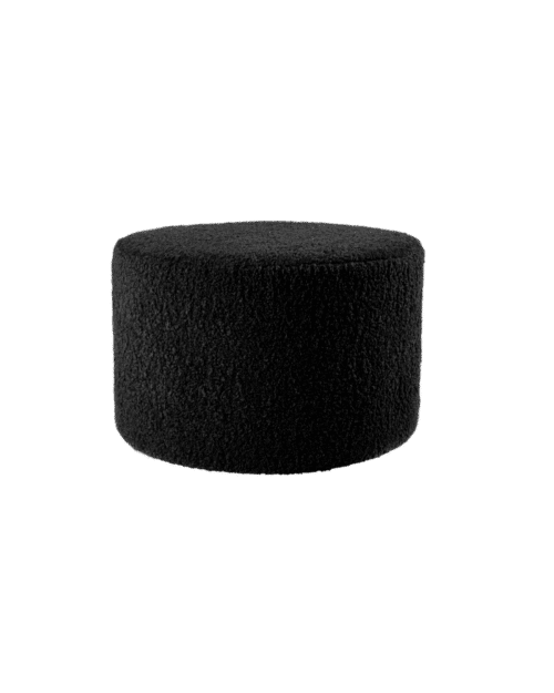 SHAUN Puff Svart 55x35cm