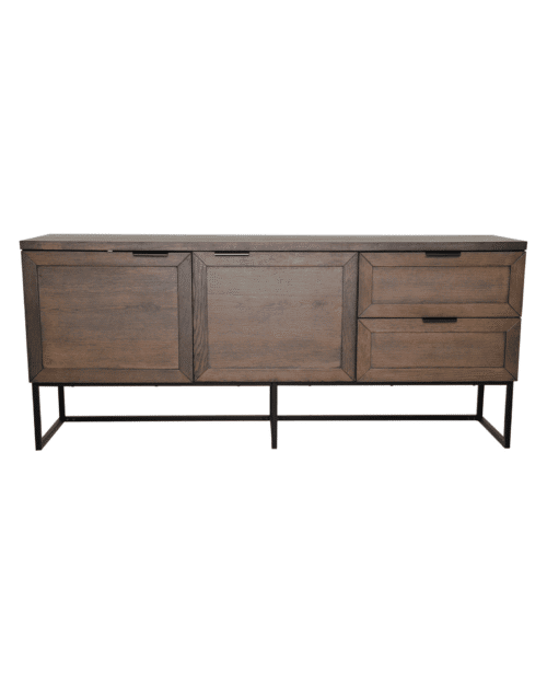 ZION Sideboard i brun oljad ekfaner