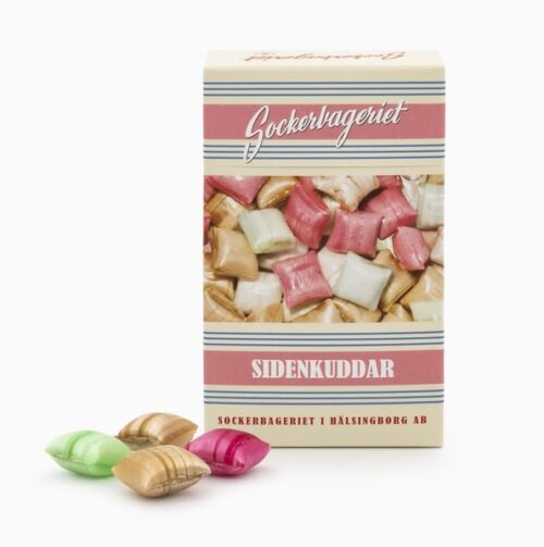 Sidenkuddar 100 g – krispig karamell med len chokladfyllning