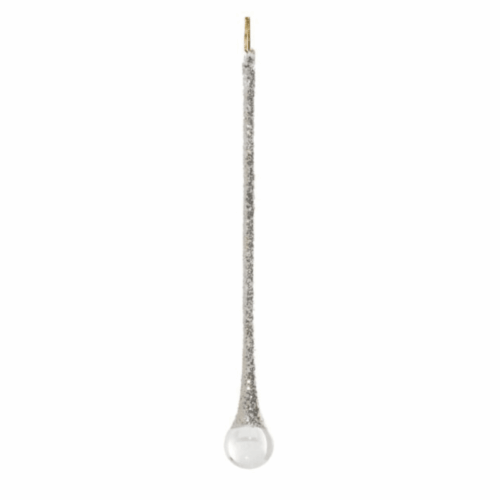 Shishi Glasdroppe champagne glitter 17,5cm