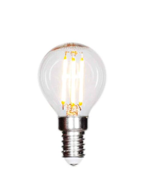 Filament Dekorationslampa LED Klot E14 4W Ø45 mm Amber