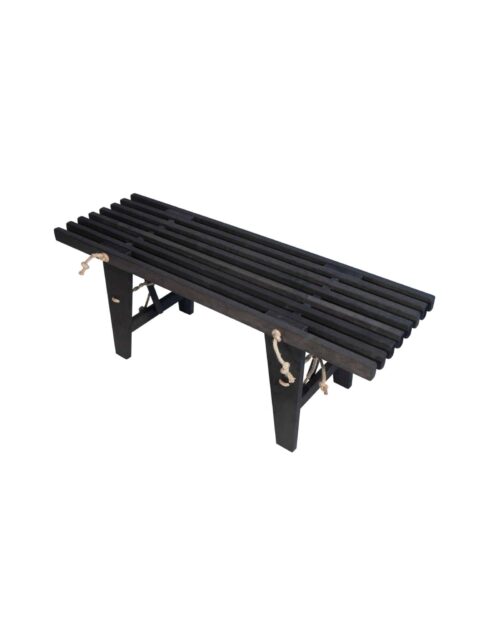 Hillerstorp ECOBENCH 120 CM AL SVART OLJAD