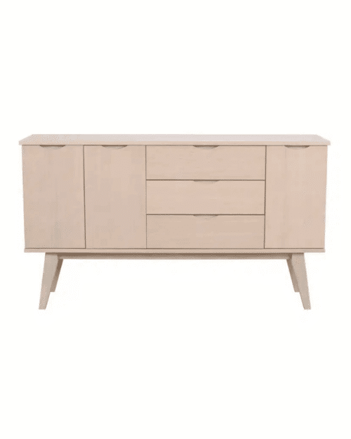 Filippa sideboard 150×40×85 cm – Vitpigmenterad