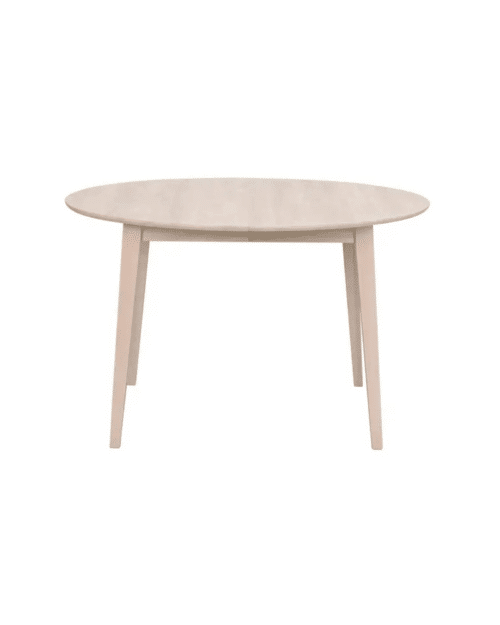 Filippa matbord 120×120 cm – Vitpigmenterad