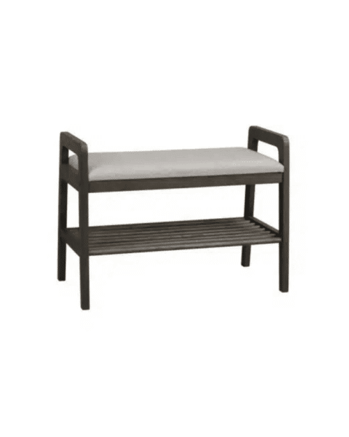 Inverness bänk 75×40×55 cm – Brun/beige