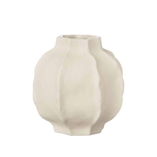 Ernst Vas stengods d13 h14 cm naturvit