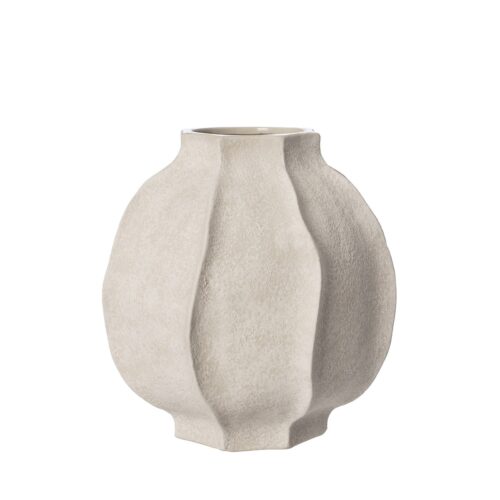 Ernst Vas stengods d18 h18 cm naturvit
