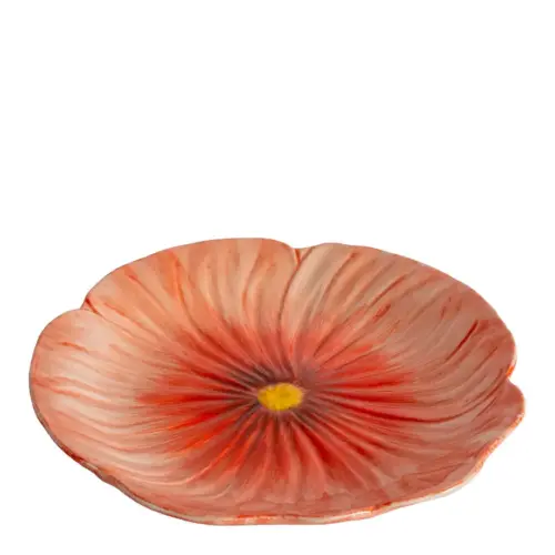 Assiett Poppy Röd