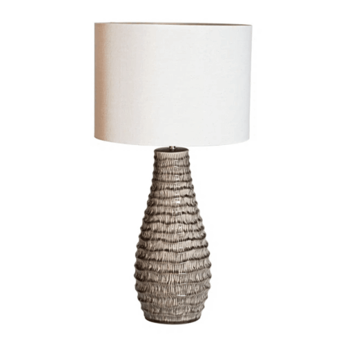 Bartha bordslampa H74 cm brun/beige