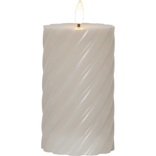 Star Trading LED Blockljus Flame Swirl 15 cm