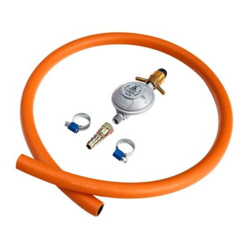 Regulatorset för svenska gasolflaskor 1,5 meter slang 50 Mb