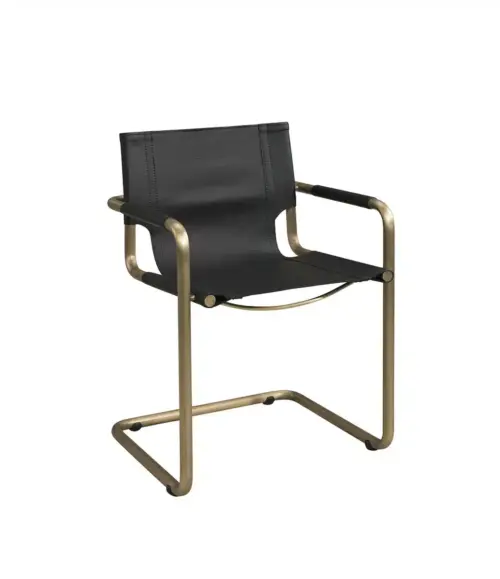 Artwood Matstol Gianni Karmstol Matt black taupe