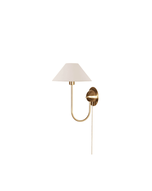 Vägglampa Iris – Creme