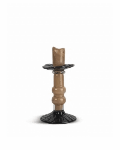 ByON Ljusstake Lara S Beige/ Svart