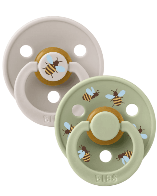 Bibs Nappar 2-pack STUDIO Humla- Sand & Salvia Mix